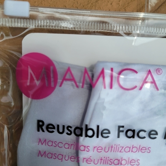 3/$15 MIMICA Marble & Grey Reusable Face Masks▪︎2pk - Picture 7 of 11